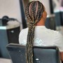 Ponytail Cornrows midback length and under.  (Non refundable $50 Deposit required *not transferable if cancelation)