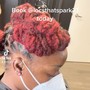 Loc Color streaks start at