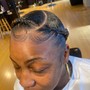 Comb twist short hair