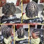 Starter Locs-1/2 Head(Mohawk, Bald Fade, Shaved Sides, other cuts)