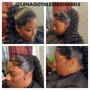 Relaxer touch up