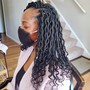 Crochet style with curly or straight hair, yanky twist. $50 non refundable Deposit required(this style is done with regular knot on the roots).   Hair is not provide.