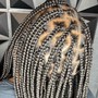 Medium Knotless Braids