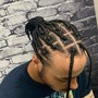 Men 4- braids man bun