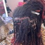 Loc retwist and style