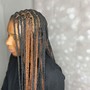 Small Knotless Goddess Braids