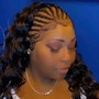 Wig with frontal