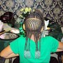 Medium Boxbraids With Short Hair with crinked endes