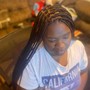 Small Knotless Braids - Mid back length