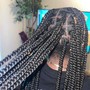 Med Knotless Braids