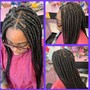 Natural hair Braids