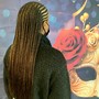 Braided bee-hive or foundation for weave or wig