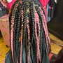 Large Knotless Braids