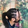 Men 4- braids man bun