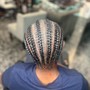 Invisible locs (mid back)