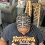 Invisible locs (mid back)