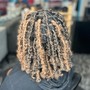 Invisible locs (mid back)