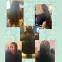 Medium Knotless Braids (Kids up to 10 years old)