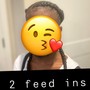 2 Feed In Braids