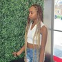 Small knotless braids