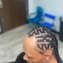 Men Braids w/ design