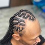 Men Braids w/ design