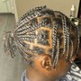 Single braids (full head)