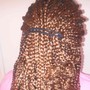 French curl (small knotless braids)