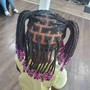 Kids Natural Hair Braided Style (7-younger)