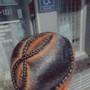 Men’s Cornrows/W DESIGNS or 8 or more straight backs