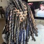 Nourishing  Loc ReTwist, Ear Lobe Length