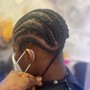 Add Extension hair to Braids