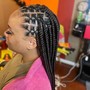 Crisscross KNOTLESS Braids (Medium 52")