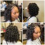 Perm Rods on relaxed hair