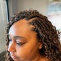 Crochet Braids with loose hair extension and style