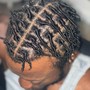 Cuban Twist over locs