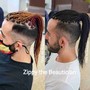 Partial Individual crotchet Braids for undercut hairstyle