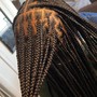 Knotless Senegalese Twist waists length