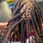 Loc’d plaited style