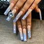 Acrylic Fill on Long Nails