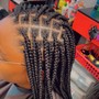 Small Knotless Braids