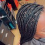 Small Knotless Braids