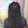 SMedium Knotless Braids (Mid Back)