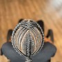 Medium Butterfly locs mid back