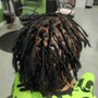 Wash/ retwist w/ basic style(full head) 2 strand twist is add on service