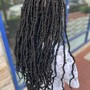 Knotless braids Touch up