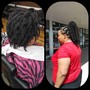 Natural Hair Perm Rods Styling