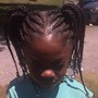 Kid's Natural Hair  Braided Style