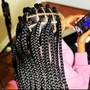 Knotless boho medium goddess Braids