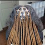 Knotless boho medium goddess Braids